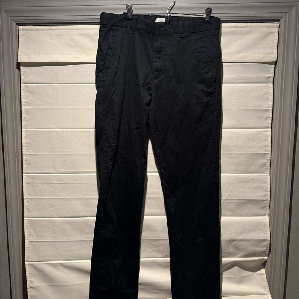 H&M Slim Fit Black Chinos 32x34